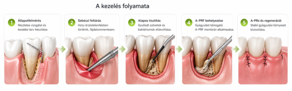 Sebészi folyamat lépésekben